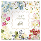 Mead 2027 Decorative Wall Calendar - 12" x 12" - Leah Bisch - Bilingual-Showcases distinctive artwork by Leah Bisch with expressive visual style