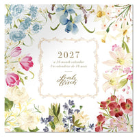 Mead 2027 Decorative Wall Calendar - 12" x 12" - Leah Bisch - Bilingual-Showcases distinctive artwork by Leah Bisch with expressive visual style