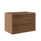 Modway Render 30" Wall-Mount Bathroom Vanity Cabinet - Walnut-7