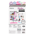 Fashion Angels Fashion Compact Portfolio-BOOSTS CREATIVE & ARTISTIC SKILLS - Get hours of fun and creativity with this fashion designer sketchbook for girls kit. Removable fashion stencils for girls with 50+ clothing and accessory shapes help create different outfits and styles. To complete each design or OOTD, colourful stickers from the set can be added to accessorize the stylish look