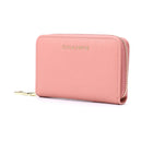 Champs Iconic Palm Wallet - Pink-Secure 3 way zipper closure