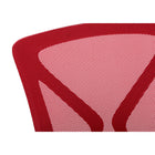 Monarch Specialties 7357 Ergonomic Mesh Office Chair - Red-Product dimensions: 23.5 in. W x 24.5 in. D x 35.25-39 in. H. seat height: 17.5-21.25 in. H. weight capacity: 300 lb