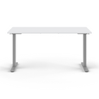 Humanscale EFloat Go 2.0 Sit/Stand Table - 30" x 58" - White Laminate Surface/Silver Base-5