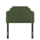 Modway Magnolia Upholstered Fabric Twin Size Headboard - Foliage-Assembly Required