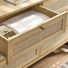 Modway Soma 6-Drawer Dresser - Oak-MDF and Particleboard