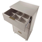 Manhattan Comfort Granville Modern Tall Narrow and Standard Dresser Set - Light Grey-Home Assembly Required. All Hardware Included