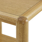 Modway Arcus Rectangular 2-Tier Side Table - Oak-7