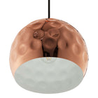 Modway Dimple 10" Half-Sphere Pendant Light - Rose Gold-Requires One E26 60W Bulb (not included)