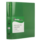 JAM Paper Plastic 1.5" 3-Ring Binder - Green-Colour: Green | Be stylish and organized with colourful binders.