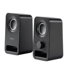 Logitech Z150 Stereo Speakers-Easily access power, volume, headphone jack and auxiliary jack on the right speaker