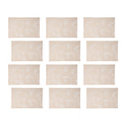 Maxwell & Williams Table Accents Placemat Rectangular - 45 x 30 cm - Frond Gold - 12 Pack-Wipe with Wet Cloth