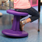 FDMT Kore Wobble Stool - 12" H - Purple-Provides an outlet for children with high energy or sensory seating needs like ADHD or Autism.