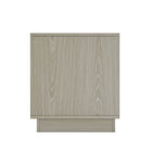 Manhattan Comfort Horizon 21.7" Modern Nightstand 2-Piece Set - Whitewashed Oak-Perfect for Bedside Storage, Lamps or Display Items
