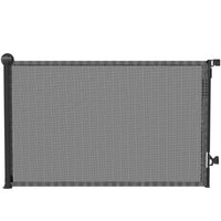 PawHut Retractable Dog Gate - Extends to 55" W-Retractable design extends to 55.1" (140 cm), fitting various doorways and saving space
