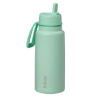 b.box - Insulated Flip Top - 1L - Spearmint-Flip-top lid for easy, one-handed drinking.