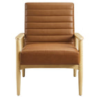 Modway Jensen Vegan Leather Accent Chair - Natural Tan-7