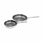 Kucht 2‑Piece Honeycomb Non‑Stick Pan Set-Durable, exterior 3-Ply Construction delivers even heat distribution