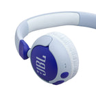 JBL Junior 320 Wireless On-Ear Kids Headphones - Blue-The headband can be adjusted to the kids’ head to improve the sound experience and follow the kids’ growth