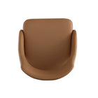 Manhattan Comfort Tremont 21.7" Modern Leatherette Upholstered Dining Chair - Saddle-23.6" L x 21" W x 33.9" H