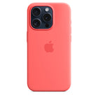 Apple Silicone Case with MagSafe for iPhone 15 Pro - Guava-Colour: Guava