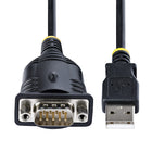 Startech 3ft (1m) USB to Serial Cable - DB9 Male RS232 to USB Converter - Prolific IC-Applications: This USB to serial cable is ideal for IT applications such as server rooms, industrial control/automation, logistics, POS, AV installations, laboratories, etc. Continue using legacy hardware with modern systems, using this USB to RS232 cable