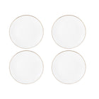 Maxwell & Williams White and Gold Dinner Plate 27.5 cm - 4 Pack-Handwashing Recommended