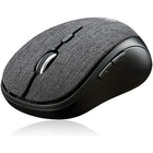 Adesso iMouse S80B Wireless Fabric Optical Mini Mouse - Black-DPI Level: Adjustable from 800 / 1200 / 1600 DPI