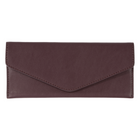 Gry Mattr Vegan Leather Wallet - Purple-Envelope-style closure with secure snap button