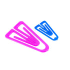 Baumgartens Plastiklips Paper Clips - Assorted Sizes, Colors - 3 Packs of 315-Includes assorted sizes and colors