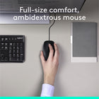 Logitech Keyboard & Mouse - MK120-Adjustable tilt legs