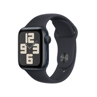 Apple Watch SE (2nd generation) - 40mm - GPS - Midnight Aluminum Case with Midnight Sport Band - Small / Medium-Why Apple Watch SE - All the essentials to help you be motivated and active, keep connected, track your health and stay safe. The Smart Stack and redesigned apps in watchOS 10 help you see more information at a glance. With features like Crash Detection2 and enhanced workout metrics, Apple Watch SE is a better value than ever