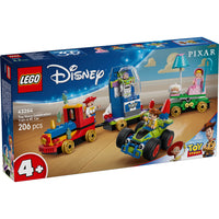 LEGO Disney and Pixar’s Toy Story Celebration Train & RC Car - 206 Pieces-Howdy, little partners! - kids ages 4+ can say "Yeehaw!" to 30 years of movie magic with the lego Disney toy story celebration train & rc car featuring their favorite characters