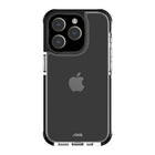 AXS PROShield Plus Drop-tested Clear Case for Apple iPhone 15 Pro - Black-Anti-UV material offers a crystal clear design