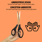 Hilroy  8.3" Titanium Scissors with Comfort-Grip Handles - Bronze Blades-10 Year Limited Manufacturer Warranty