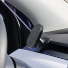Mighty Mount MagSafe 15W Wireless Charger Mount - Tesla Model 3/Y Base-Magnetic Mastery: Securely attaches to the center console with robust magnets, no screws or adhesive needed