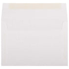 JAM Paper A8 Strathmore Invitation Envelopes - 5.5" x 8.125" - Bright White Linen - 50 Pack-Size: A8 (5.5 x 8.125 inches)