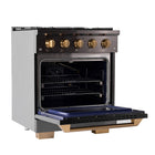 Kucht 30" KEG Series Pro Style Propane Ready Gas Range - Gemstone-Electronic ignition with automatic re-ignition reduces the risk of gas leaks for added safety