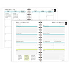 Staples 2026-2027 Dogs Weekly/Monthly Academic Planner - 8-1/2" H x 5-1/2" W - Multicolour - Bilingual-Planner features notes, personal information, dates to remember, class schedule, holiday list, practical scholarly information, grade keeper pages