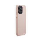 General Supply Goods + Co Vegan Leather Case with Metallic Buttons and MagSafe Compatible for iPhone 13/13 Pro - Pink Clay-Pink clay