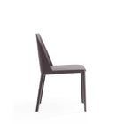 Manhattan Comfort Paris Modern Leatherette Upholstered Dining Chairs - Grey - Set of 6-25.2" L x 23" W x 32.68" H