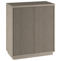 Hudson&Canal Alston 28"W Accent Cabinet - Antiqued Grey Oak-Modern transitional design for your home office, bedroom, or living spaces