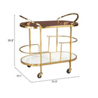 Zuo Antalya Bar Cart - Multicolor-7