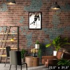 Logan Cooley Utah Mammoth - Framed Canvas - 22" x 31"-Officially licensed by the NHL and NHLPA