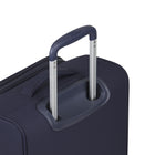 Bugatti Amsterdam Collection 21.5" Softside Carry-On - Navy-Ultra-sturdy telescopic trolley handle system with multi-stage locking heights