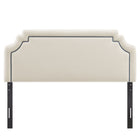 Modway Magnolia Stain-Resistant Performance Velvet Full Size Headboard - Alabaster/Cadet Blue-Assembly Required