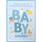 Mill Brook Studio Baby Shower Greeting Cards/Envelopes - 5-3/8" x 7-3/4" - Boy: Toys - 18 Pack-Premium quality greeting cards