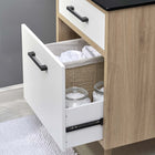 Modway Maverick 24" Bathroom Vanity - Black/Oak-8" Centerset Faucet Holes