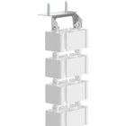 Fellowes CableSpine - White-Easy to install using either magnet or the screw attachment