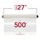 GBC EZ Load Gray End Cap Laminating Roll Film - Gloss - 27" x 500' - 1.5 mil - 2 Rolls-Nap I laminating thermal roll film has a glossy finish and is perfect for use with all standard laminating jobs
