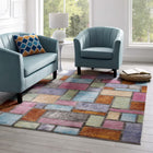 Modway Success Nyssa Abstract Geometric Mosaic Area Rug - 5 ft W x 8 ft L - Multicolored-Tight Low Pile Weave